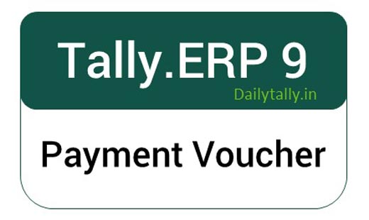 How To Make Payment Voucher In Tally