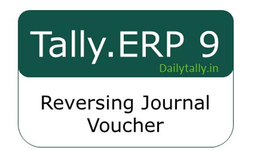 reversing journal voucher shortcut key
